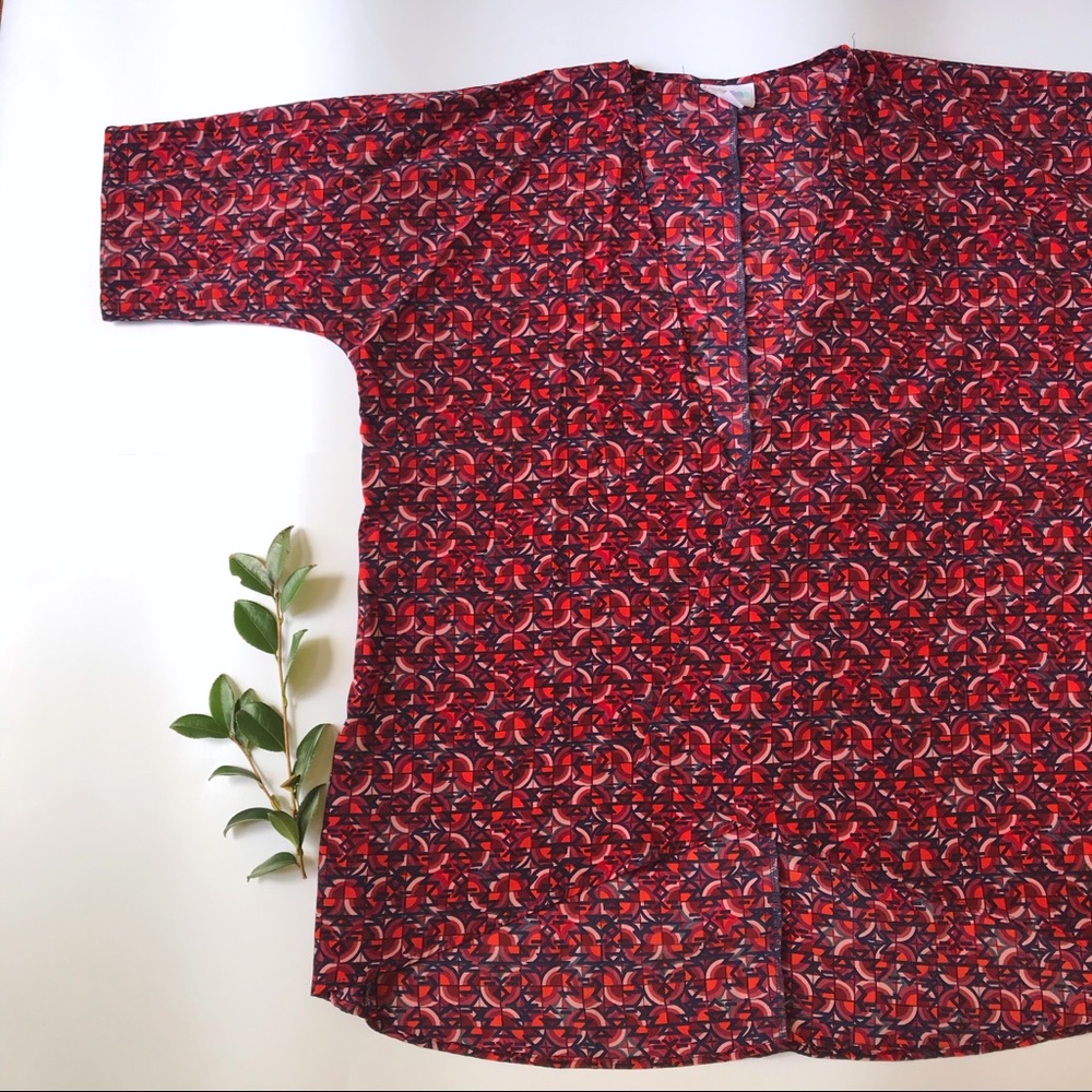 LuLaRoe Half Sleeve Cardigan Coverup Beachwear